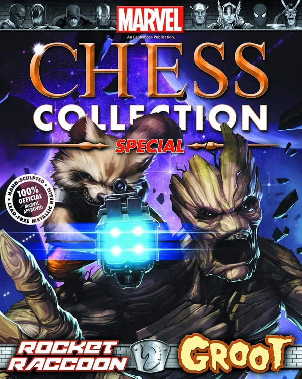 Marvel Chess Figure & Magazine Special: Rocket Raccoon and Groot