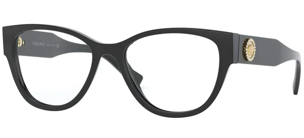 Versace VE3281B Eyeglasses - 51-17-140, GB1 Black