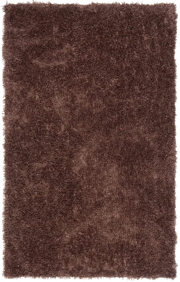 Safavieh Shag SG240E 7&6x22 x 9&6x22 Chocolate Area Rug