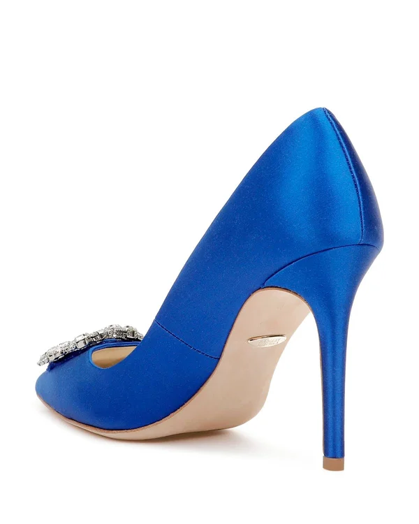 Badgley Mischka Women's Cher Crystal Buckle Pumps 3587233 - 5, Opal