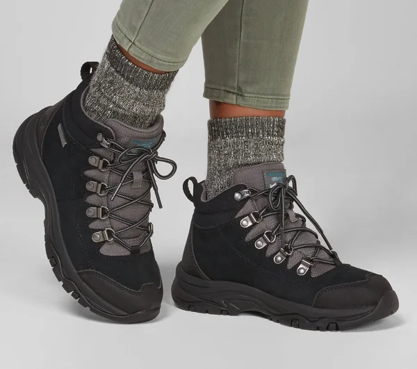 Skechers Relaxed Fit: Trego - El Capitan Boots - Black/Gray, 7.0