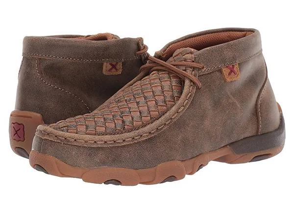 Twisted x Kids Driving Bomber/Tan Moccasins (YDM0030)
