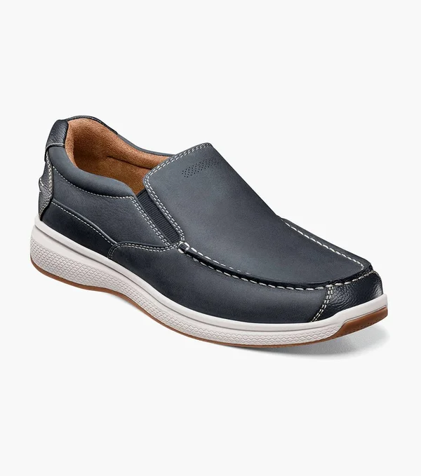 Florsheim Great Lakes Moc Toe Slip on 9 Men's Indigo