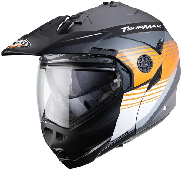 Caberg Tourmax Titan Helmet black-orange Size Xs