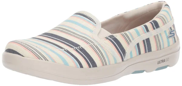 Skechers Women's on The Go Bliss - Resort Athletic Shoes Natural 8.5