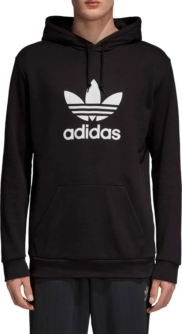 Adidas Originals Men's Trefoil Hoodie - XS, Black