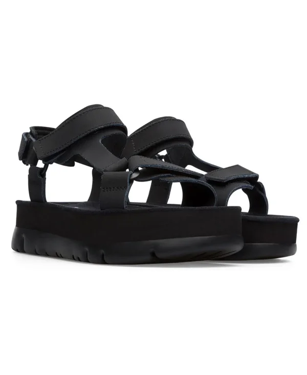 Camper Women's Oruga Up Sandal - Black