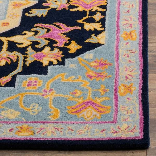 Safavieh Bellagio Blg506c Navy Blue - Multi 5& x 8& Area Rug