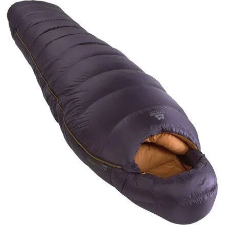 Mountain Equipment Helium 800 Long Sleeping Bag Purple, Reg/Left Zip