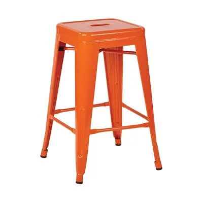 Blaney Short & Counter & Bar Stool Brayden Studio Color: Orange, Seat Height: Bar Stool (30” Seat Height)