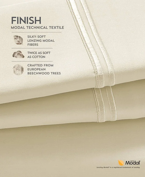 PureCare Premium Modal Sheet Set - Twin XL - Dove Gray