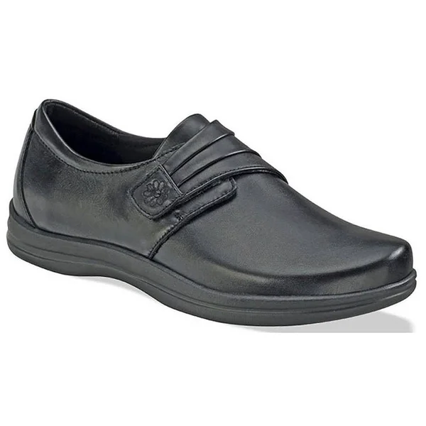 Women's Apex Linda Classic Monk Strap, Size: 9.5, Black