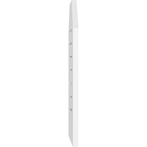 Ekena Millwork GVPOT26X4001SF 26x22W x 40x22H Octagonal Top Surface Mount PVC Gable Vent: Functional, w/ 3-1/2x22W x 1x22P Stand