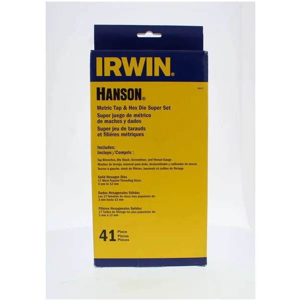Irwin 26317 Metric Tap & Die Set, 41-Piece
