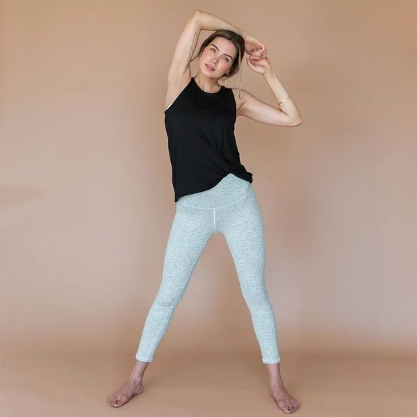 Women's Intention Compression 3/4 Leggings in Heather Grey Size Xs - Nylon/Spandex, Albion Fit