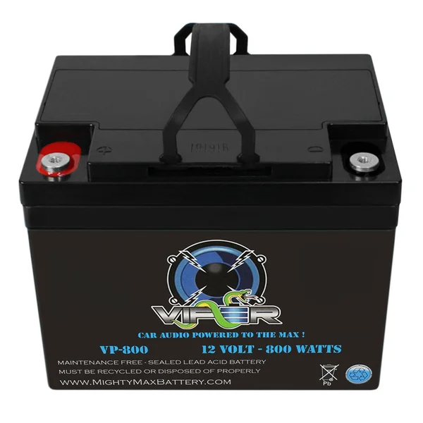 Viper Vp-800 12V 800 Watt Car Audio High Current Power Cell, Battery