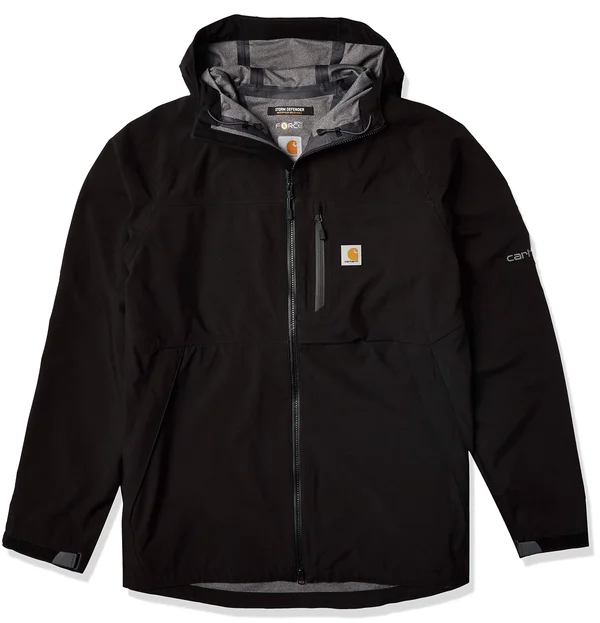 Carhartt Men's Storm Defender Force Hooded Jacket - Black