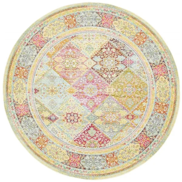 Unique Loom Baracoa Traditional Area Rug Collection - Round 8&4x22 3139631
