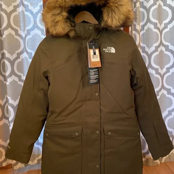 The North Face Women's New Defdown Futurelight Jacket - Small - New Taupe Green