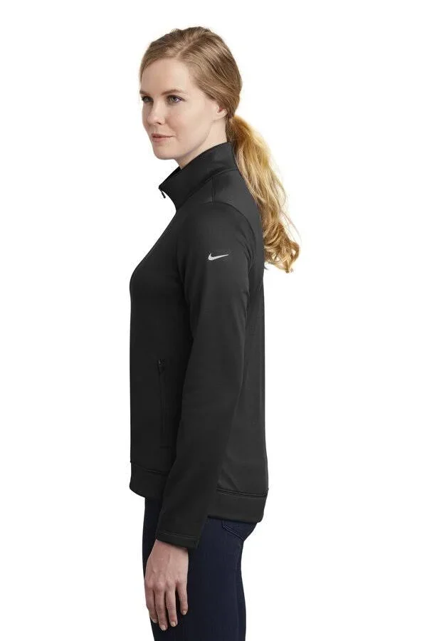 Nike Ladies Therma-Fit Full-Zip Fleece. NKAH6260 (Black) L