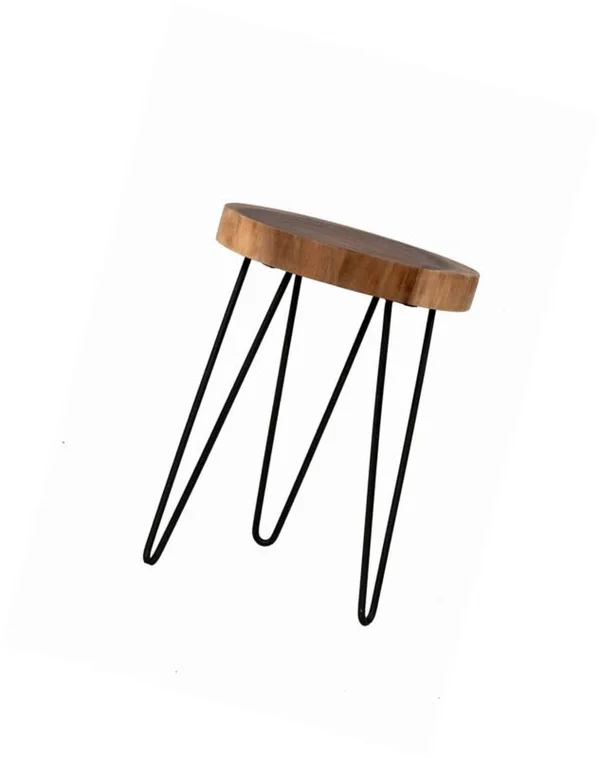 East at Main &s Laredo Teakwood Round Accent Table, Brown
