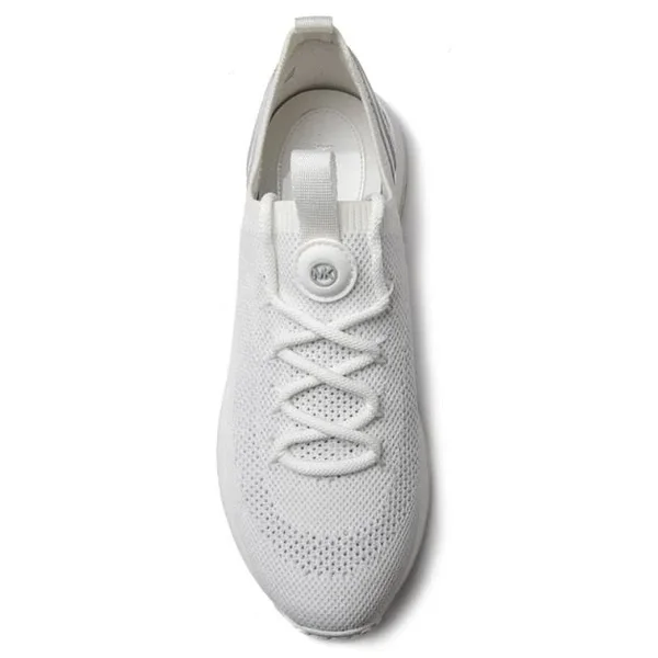 Michael Kors Bodie Soft Knit White Sneakers