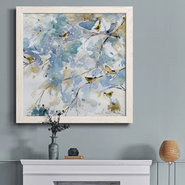 Topaz Spring II-Premium Framed Canvas - Ready to Hang - 34.5x34.5 - Maple