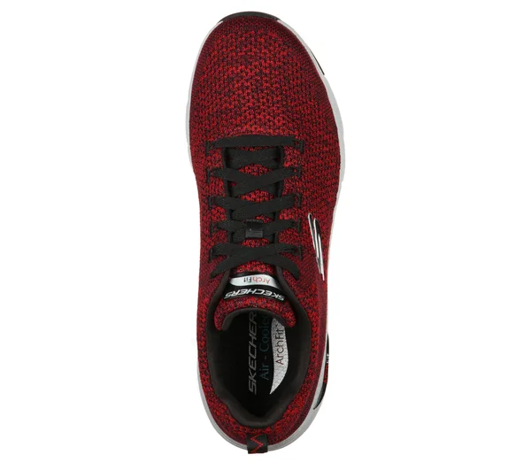 Skechers Men's Arch Fit Paradyme Sneaker, Red/Black