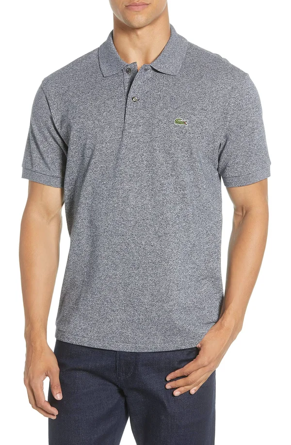 Lacoste Classic Chine Short-Sleeve Polo Shirt - S