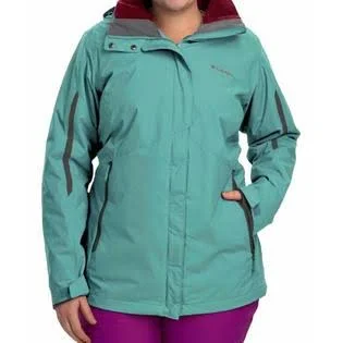 Columbia Bugaboo Womens 1x Plus Size 3in1 Winter Snow Parka/Jacket/Coat Spray, Blue