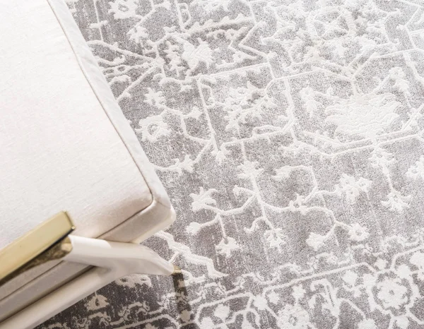 Unique Loom Olympia New Classical Area Rug (6& x 6& Round - Gray)