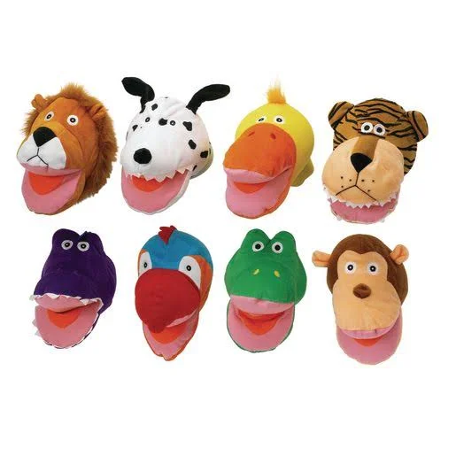 Big Mouth Animal Puppets - Set of 8 by Excellerations