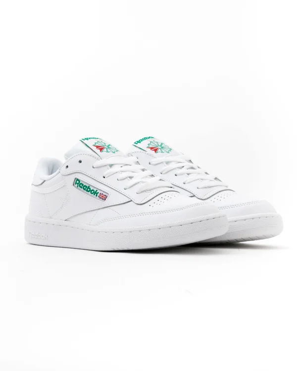 Reebok Club C 85 Black Men's Shoes, Size: 10