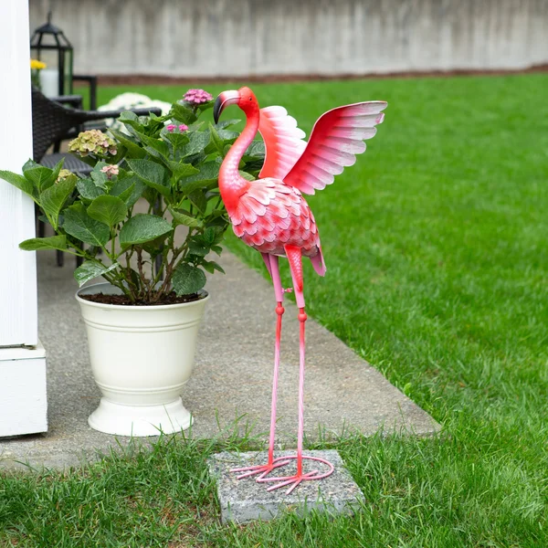 Zingz & Thingz Flying Flamingo Metal Decor - Pink