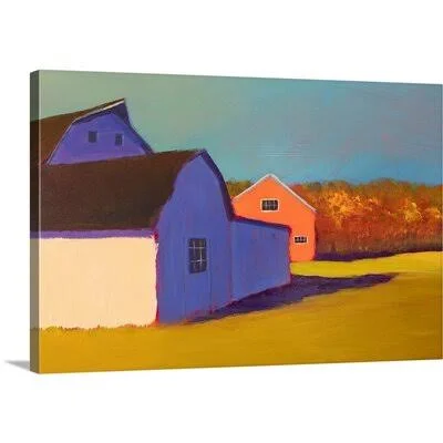Bucolic Structure VII by Carol Young - Photograph Print Rosalind Wheeler Format: Wrapped Canvas, Size: 40x22 H x 60x22 W x 1.25x