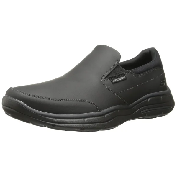 Skechers Men's Relaxed Fit Glides Calculous Slip On - Size: 1, Black