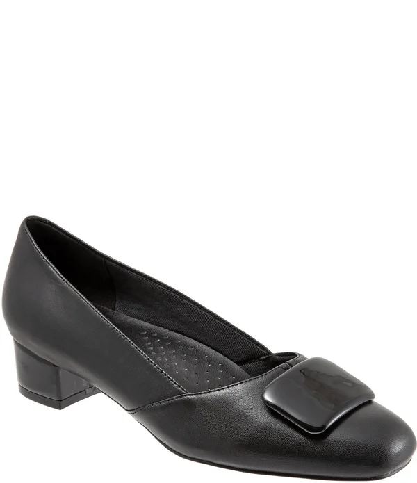 Women's Trotters Delse Pump, Size: 7, Black