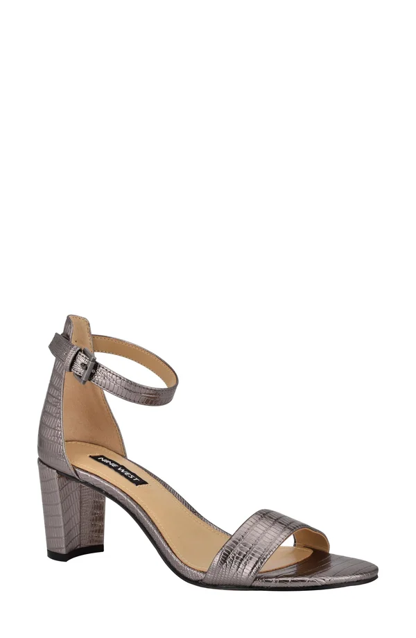Nine West Pruce Women's Shoes Pewter : 6.5 M