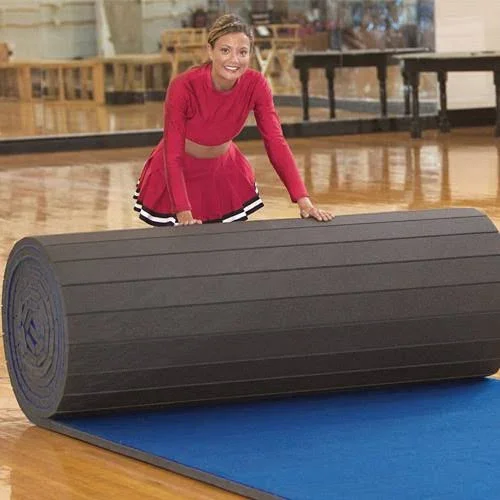 Greatmats Cheerleading Flexible Mats - 6x42 ft, 1-3/8 inch Thick, Cheerleading, Gymnastics, Tumbling, Material: Carpet &
