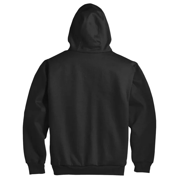 Cornerstone CS620 Heavyweight Full Zip with Thermal Lining Hooded Sweatshirt - Black - S