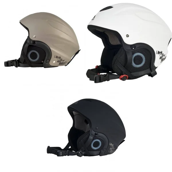Trespass Adults Skyhigh Protective Snow Sport Ski Helmet Black/Red L