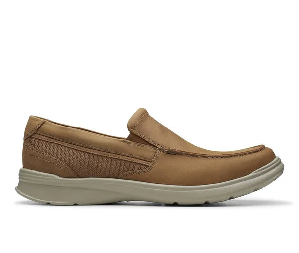 Clarks Cotrell Easy Men's Shoes Tan Combi Leather : 15 D