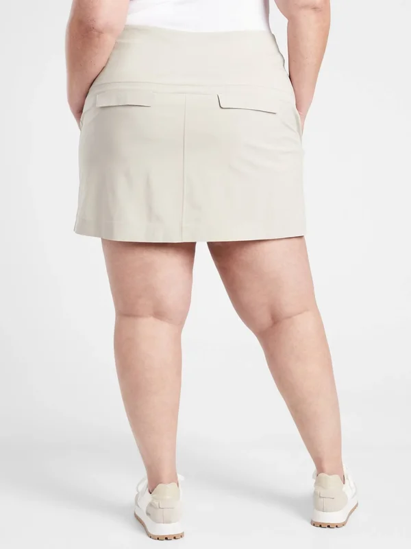 Athleta Women's Soho Skort Abalone Grey Tall Size 6