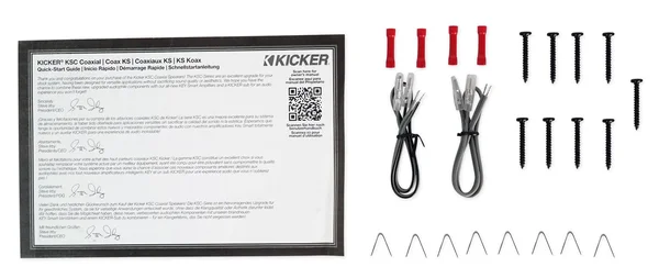 Kicker - 47KSC4604 - KS Series 4x6x22 Coaxial Speakers