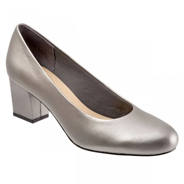Trotters Candela - Women's Pump Pewter - 7 Narrow