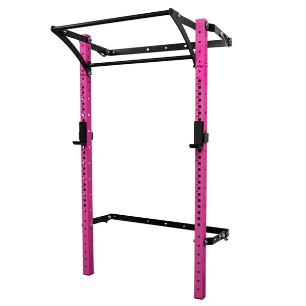 Start: Profile Pro Squat Rack with Kipping Bar - BYO Package, 90" - Requires 9' Ceiling, Pink