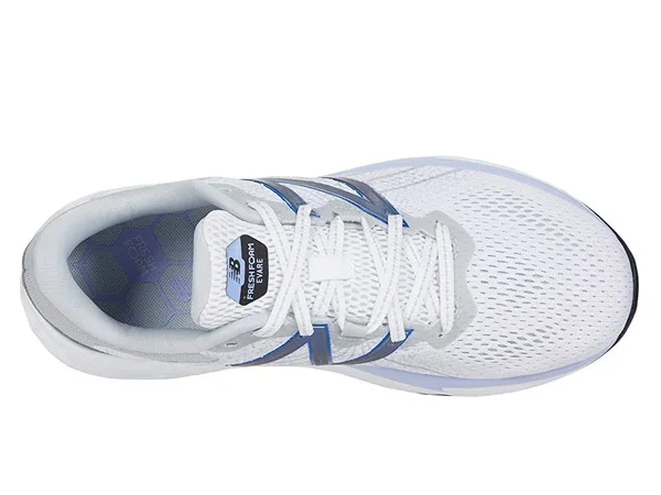 New Balance Women's Fresh Foam Evare Running Shoe White/Purple 10