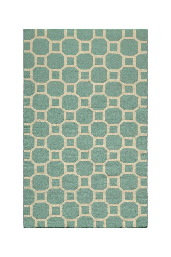 Momeni Laguna LG-01 Aqua 5& x 8& Area Rug