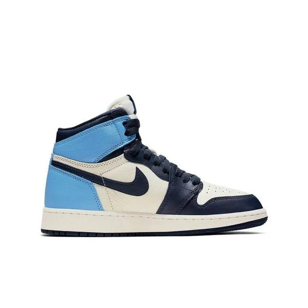 Air Jordan 1 Retro High OG GS &Obsidian& - 575441-140 - Size 4.5