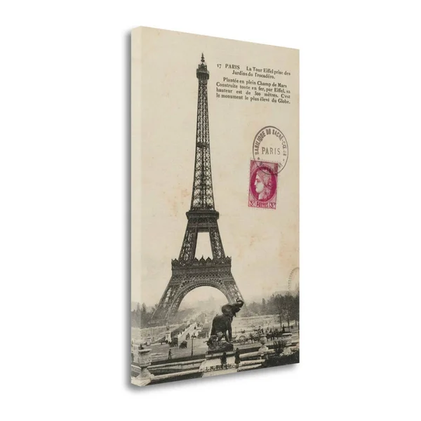 Tangletown Fine Art Paris 1900x22 by Wild Apple Portfolio - Giclee Print on Wrap Canvas, 26x39x22